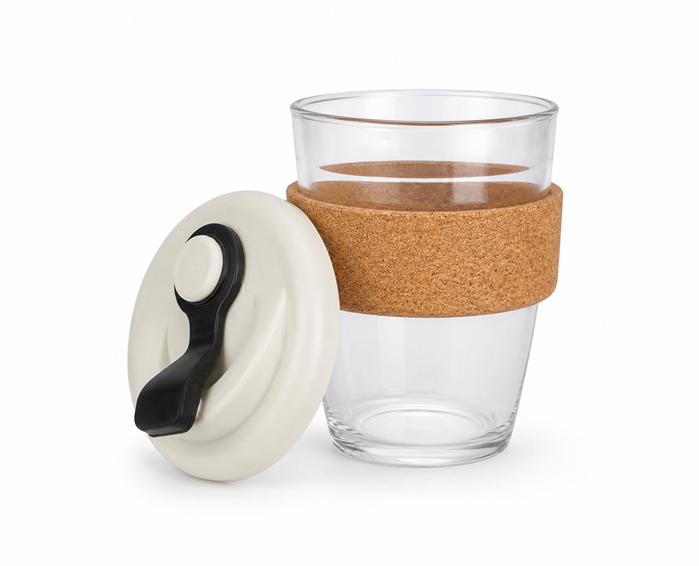 Borosilicate Mug with Cork Grip - Image 4