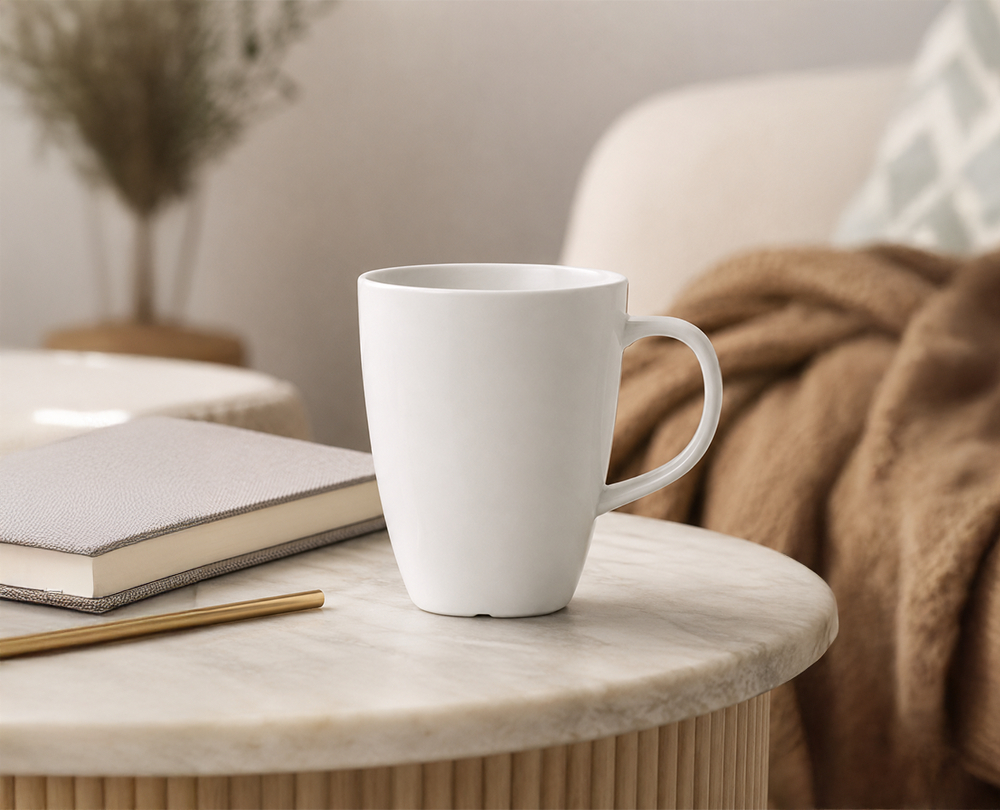 Coffee Mug - plain white - Image 6