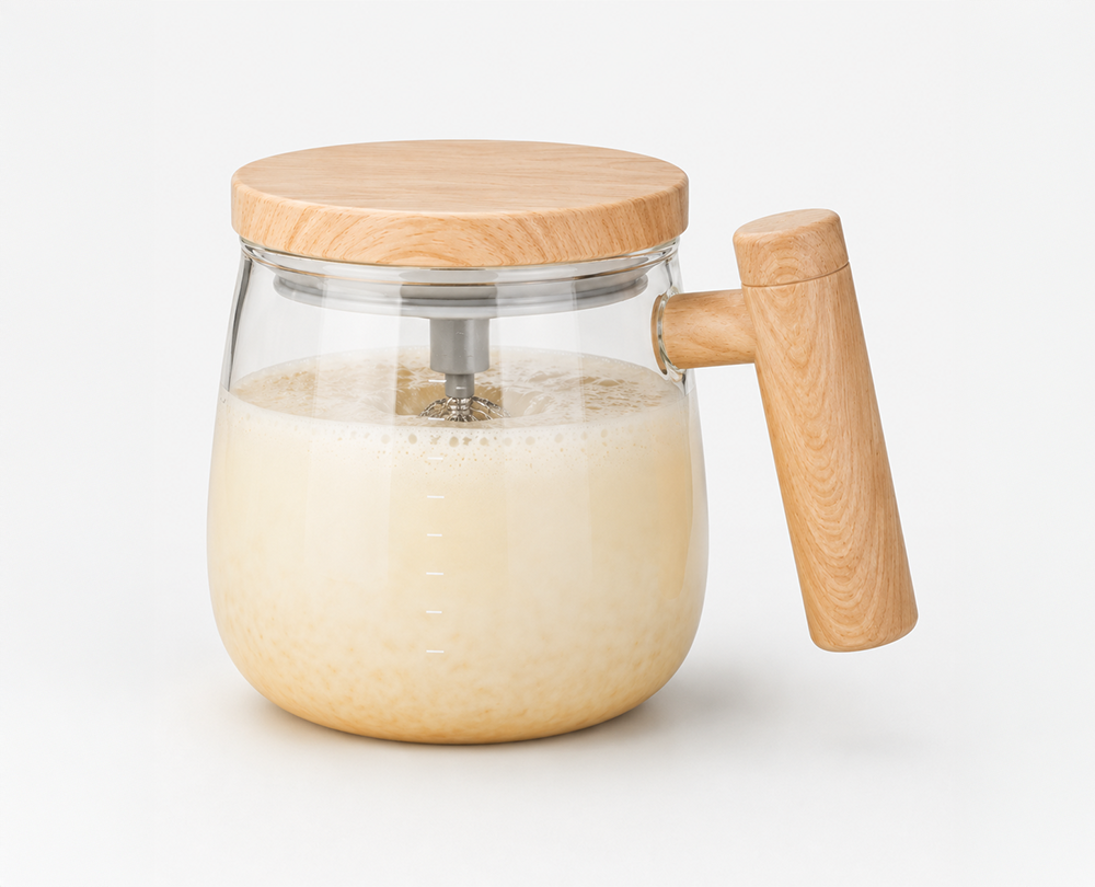 Glass Self Stirring Mug - Image 3