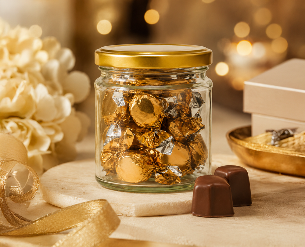Glass jar with chocolates - Image 5