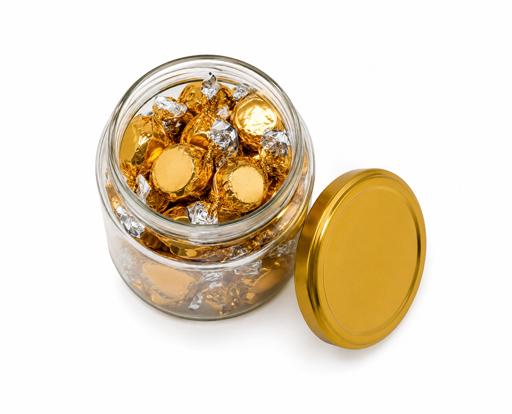 Glass jar with chocolates - Image 4