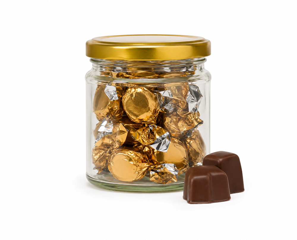 Glass jar with chocolates - Image 2