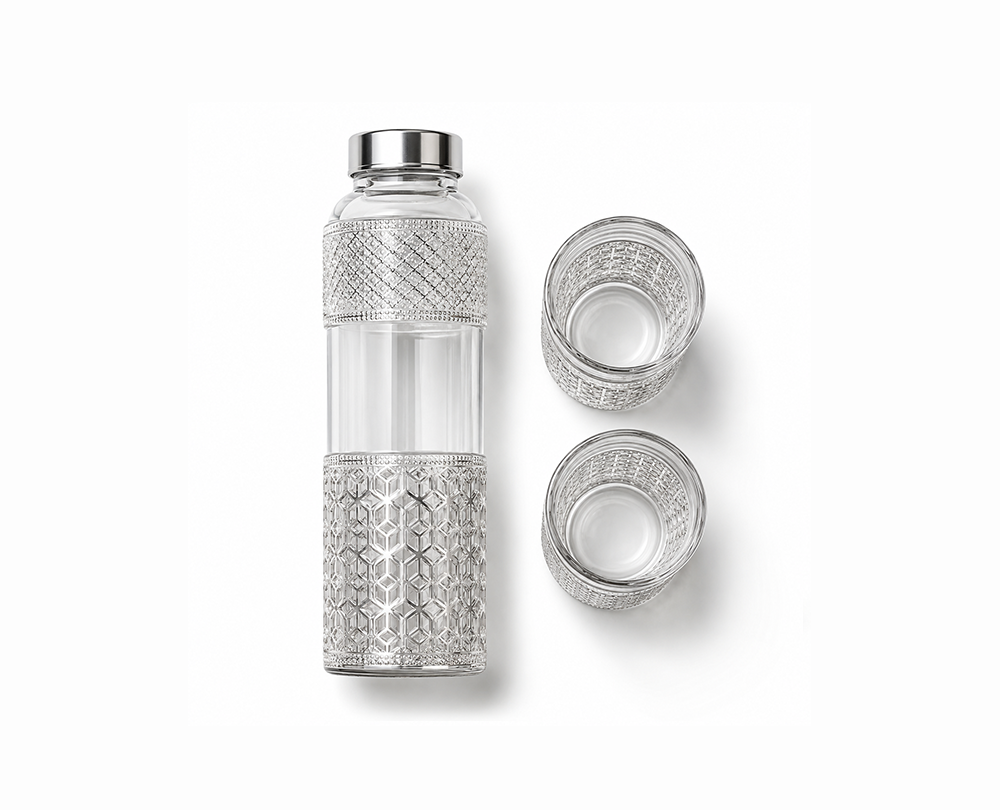 Glass water bottle set - Image 5
