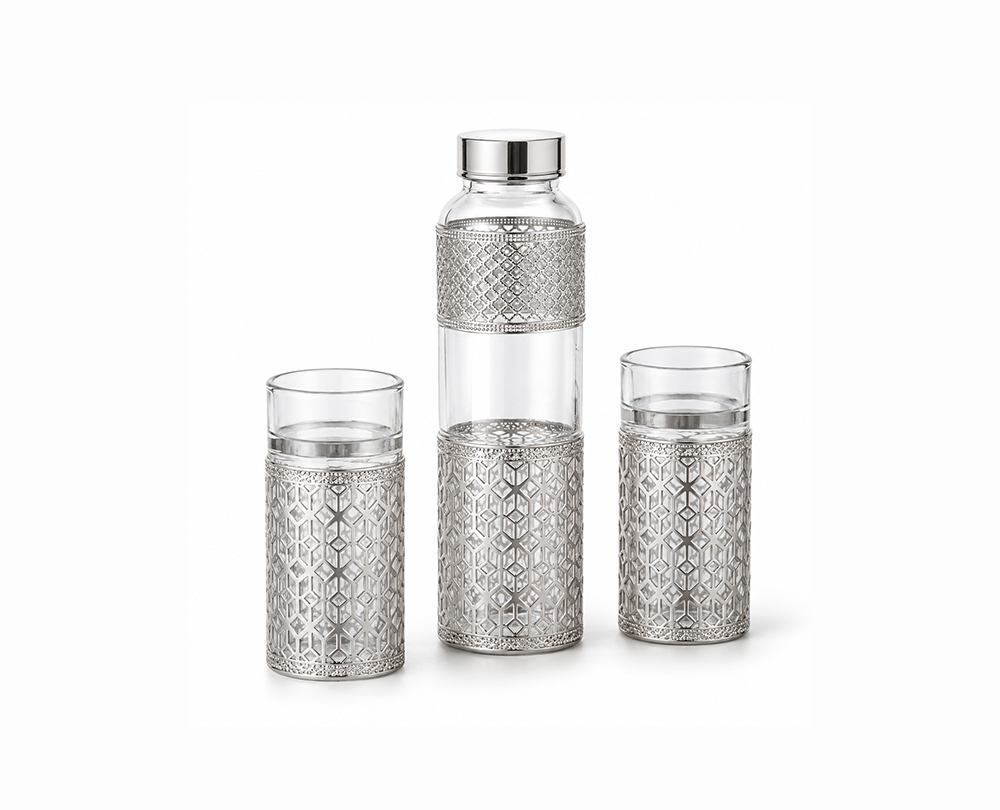 Glass water bottle set - Image 3