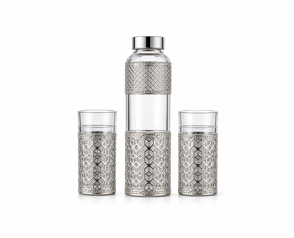 Glass water bottle set - Image 4