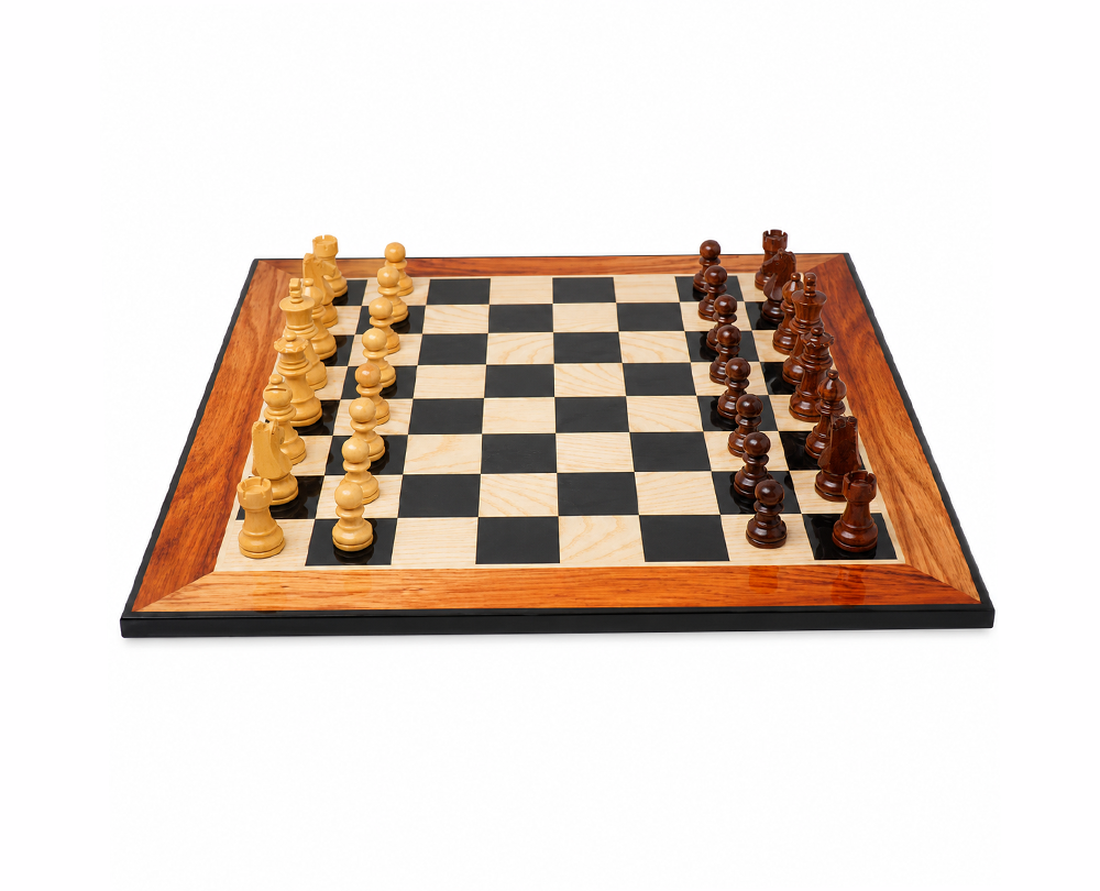 Mini Wooden chess - Image 5