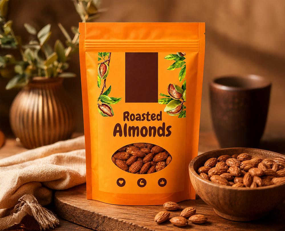 Smoked almonds