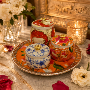 Tray and Jar set