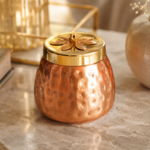 Copper dry fruit jar