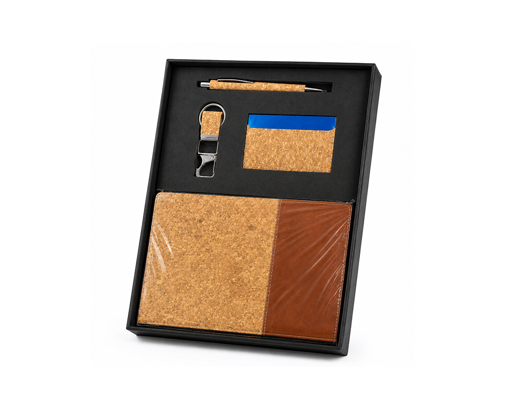 Dairy hamper set of 4(cork dairy + pen + keychain +card holder) - Image 3