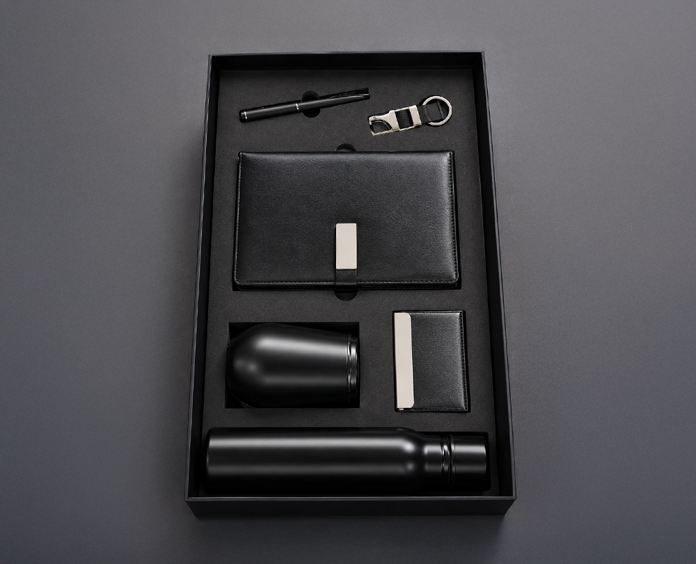 dairy set of 6 (dairy+pen+keychain+mug+water bottle+card holder) - Image 3
